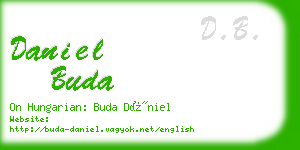 daniel buda business card